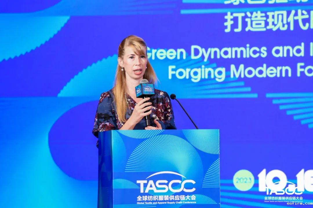 瑞士纺织检定有限公司集团市场开发经理Linda Wegelin